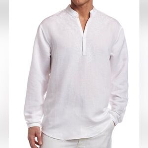 Cubavera linen long sleeve popover shirt. Size XL.
NWT.